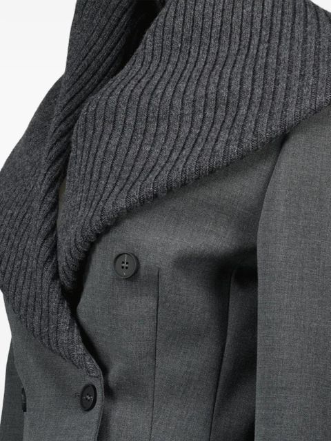 Diesel G-Olden button shawl collar jacket - Grey - zdjęcie produktu nr 2