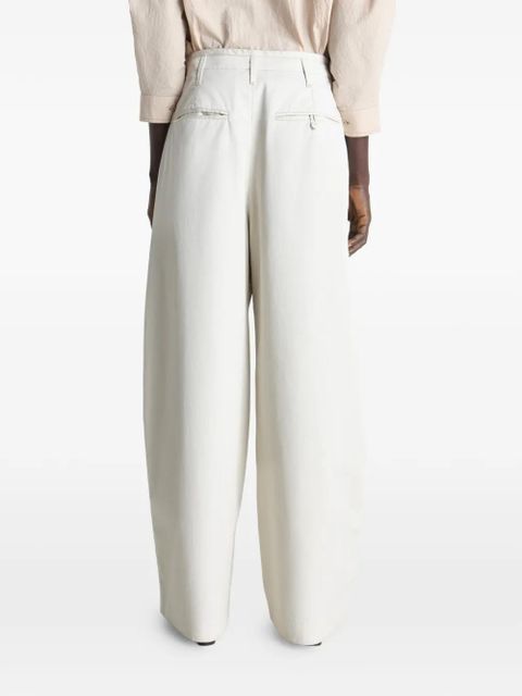 LEMAIRE belt-loop pocket trousers - Neutrals