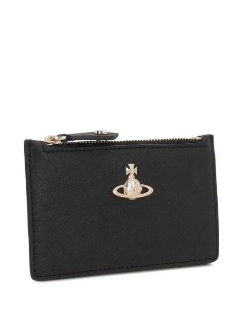 Vivienne Westwood Orb top-zip wallet - Black