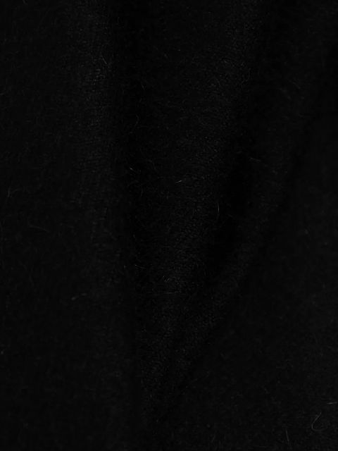 My Alpaca szalik wełniany z alpaki kolor czarny gładki THSCEST30180