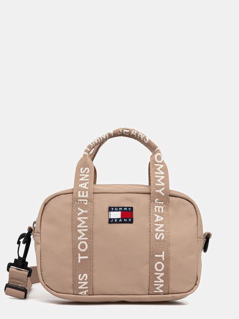 Tommy Jeans torebka kolor beżowy AW0AW17889 - zdjęcie produktu nr 1