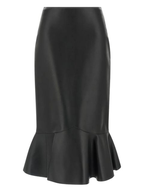FENDI peplum-detail midi skirt - Black - zdjęcie produktu nr 1
