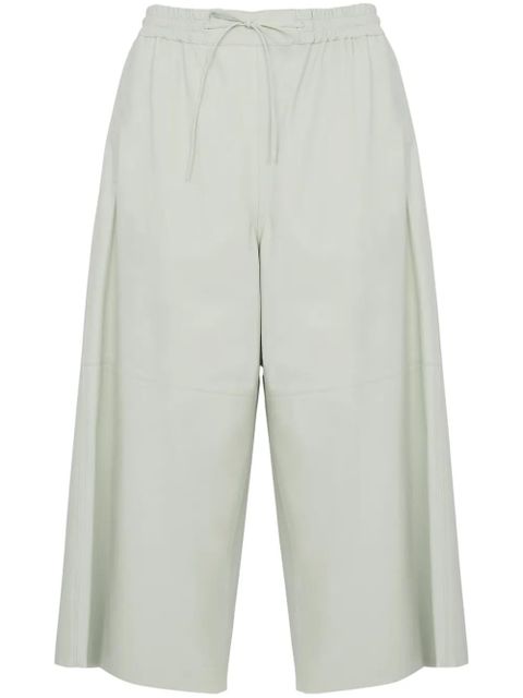 Yves Salomon leather trousers - Green - zdjęcie produktu nr 1