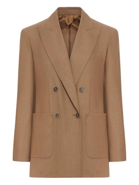 Max Mara double-breasted cashmere jacket - Brown - zdjęcie produktu nr 1