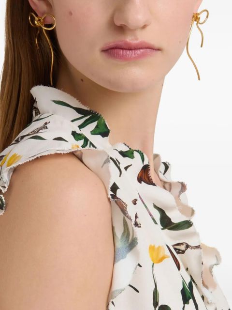 Marni bow-motif earrings - Gold - zdjęcie produktu nr 2