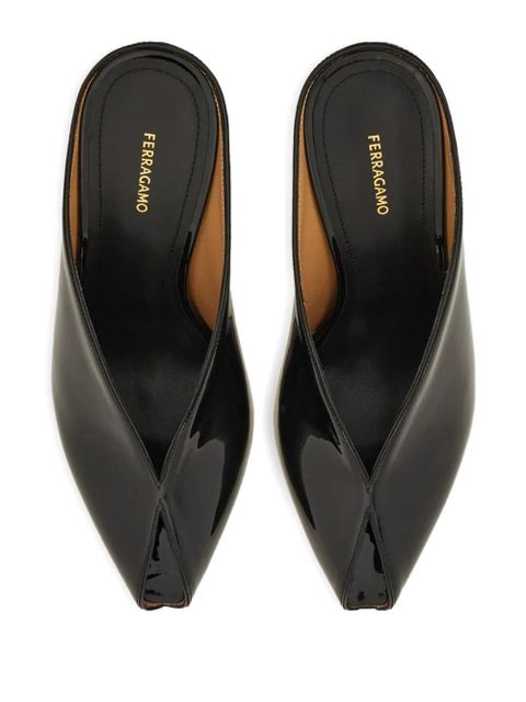 Ferragamo peep-toe wedge pumps - Black - zdjęcie produktu nr 2