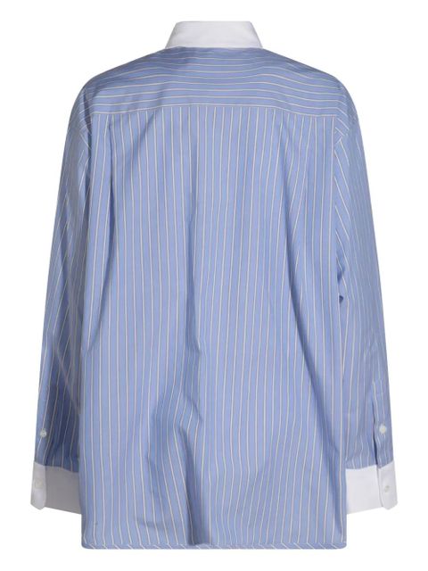 Marni striped poplin shirt - Blue - zdjęcie produktu nr 2