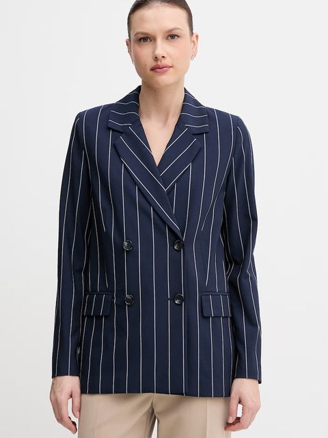 United Colors of Benetton marynarka dwurzędowa damska z wiskozą - zdjęcie produktu nr 2