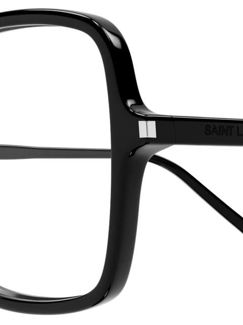 Saint Laurent Eyewear square-frame glasses - Black