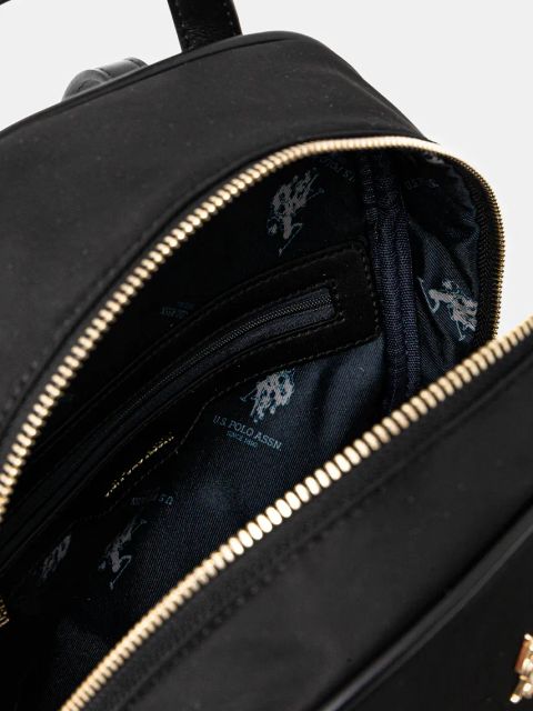 U.S. Polo Assn. plecak Houston damski kolor czarny mały gładki BEUHU6388WZC