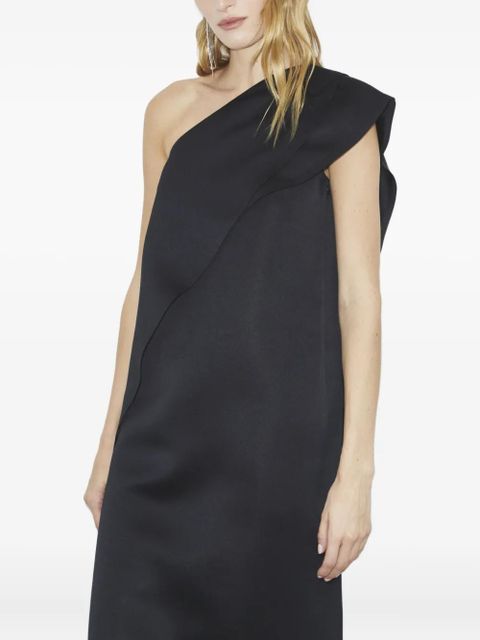 Tory Burch one-shoulder midi dress - Black