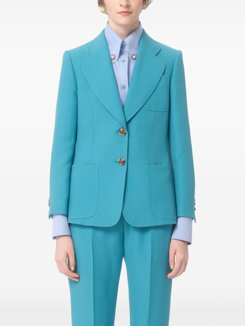 Valentino Garavani Crepe Couture blazer - Blue