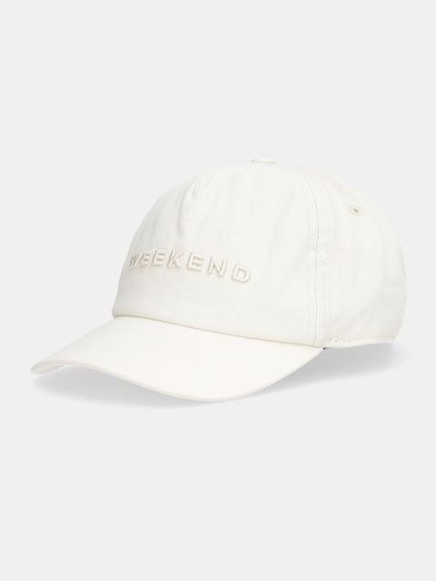 Weekend Max Mara czapka z daszkiem bawełniana AFALCO - zdjęcie produktu nr 1