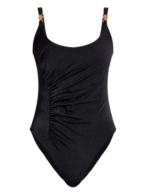 Versace ruched-detail swimsuit - Black - zdjęcie produktu nr 1