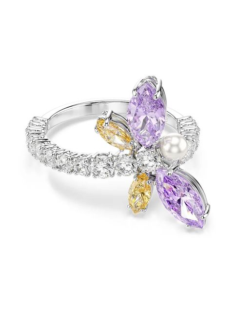 Swarovski pierścionek damski metalowy z kryształem Swarovski Ariana Grande x Swarovski - zdjęcie produktu nr 2