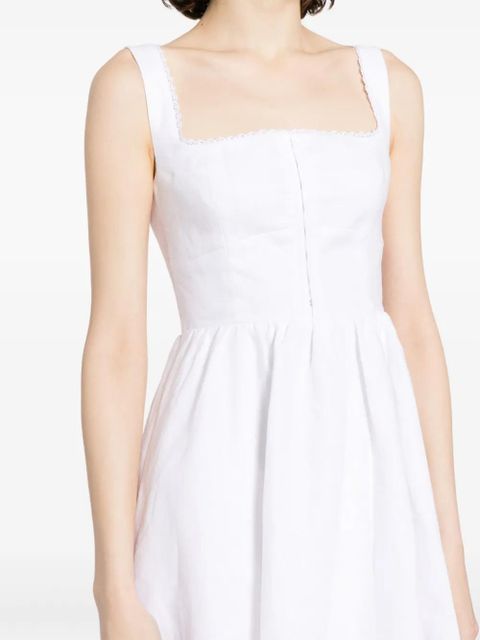 Reformation Sheri linen dress - White