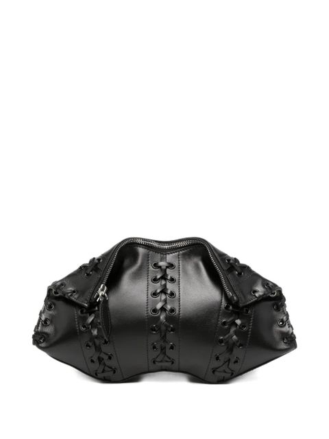Alexander McQueen Manta clutch bag - Black - zdjęcie produktu nr 1