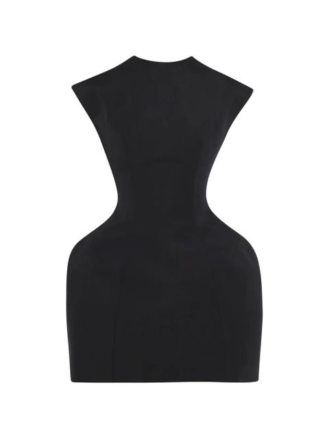 A.W.A.K.E. Mode sculpted mini dress - Black - zdjęcie produktu nr 1