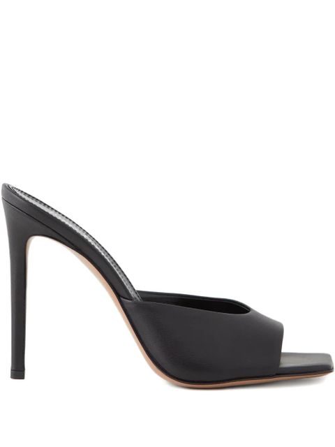 Paris Texas 105mm square toe heeled sandals - Black - zdjęcie produktu nr 1