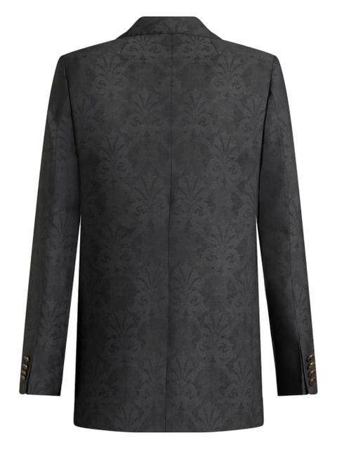 ETRO wool jacquard blazer - Grey - zdjęcie produktu nr 2