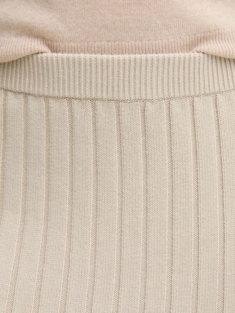 Calvin Klein Jeans spódnica kolor beżowy maxi ołówkowa LV047D306G