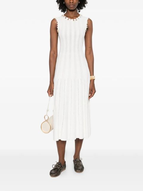 Maje embellished knitted midi dress - White - zdjęcie produktu nr 2