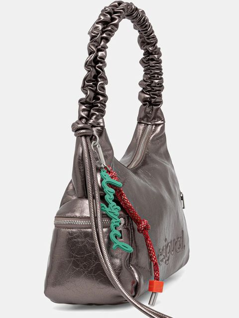 Desigual torebka HALF LOGO MONTVILLE DARK SI - zdjęcie produktu nr 1