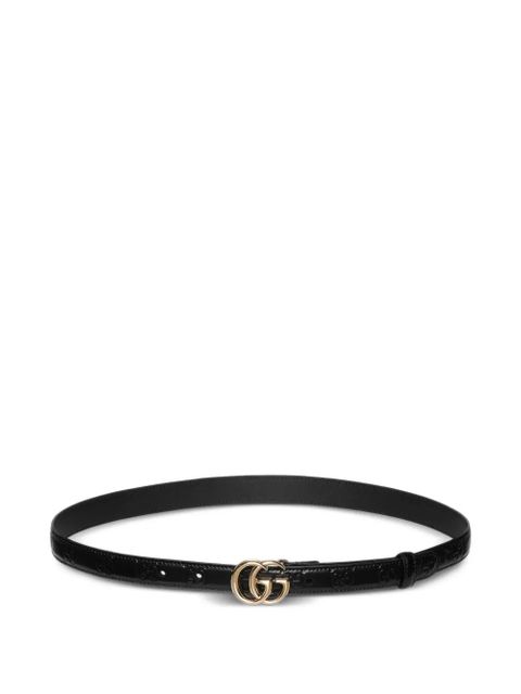 Gucci Double G buckle leather belt - Black - zdjęcie produktu nr 1
