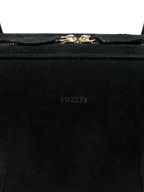 Yuzefi suede tote bag - Black