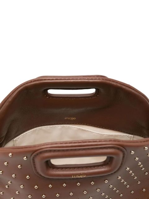 Maje Miss M studded mini bag - MARRON
