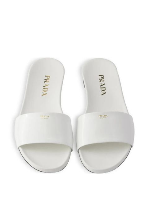 Prada leather slides - White - zdjęcie produktu nr 2