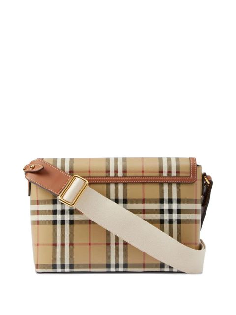 Burberry checked cross body bag - Neutrals