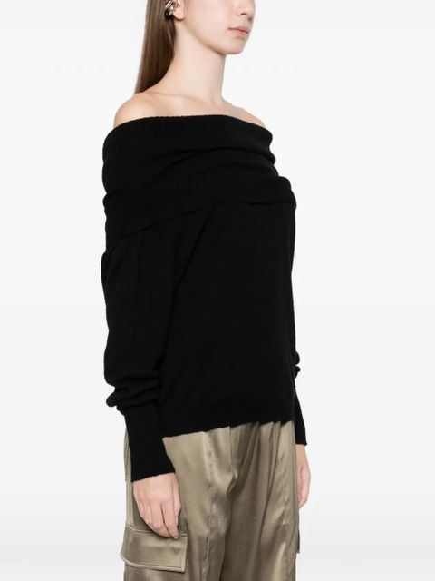 PINKO off-the-shoulder sweater - Black