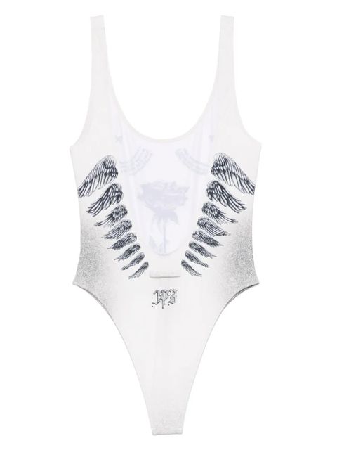 Jean Paul Gaultier printed swimsuit - Neutrals - zdjęcie produktu nr 2