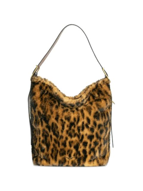 Zadig&Voltaire Jane leopard-print bucket bag - Neutrals