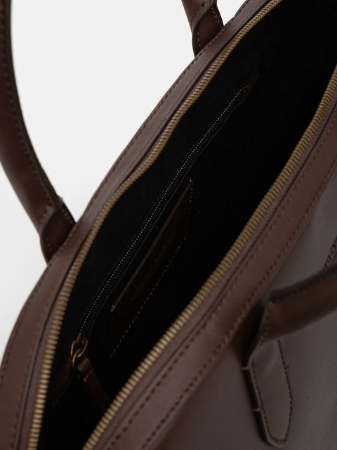 Marc O'Polo torebka skórzana kolor brązowy 5000009167