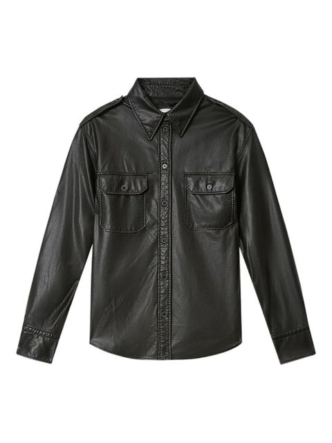 MARANT ÉTOILE Noee buttoned pocket shirt - Black - zdjęcie produktu nr 1