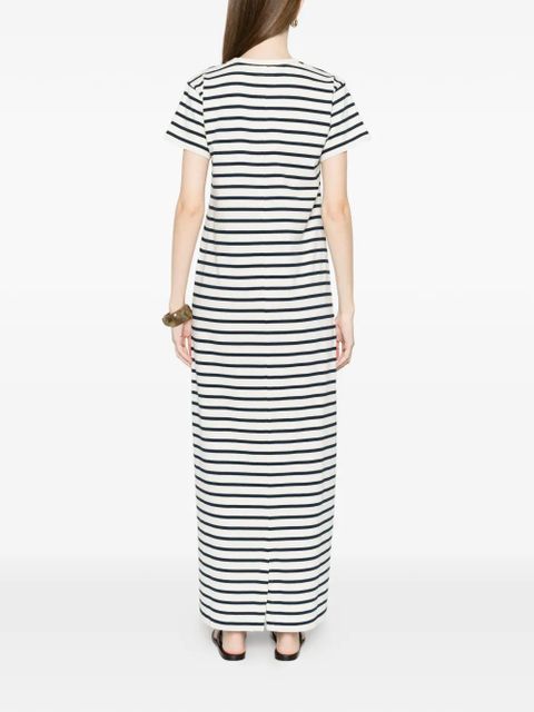 ANINE BING Wynne striped midi dress - Blue