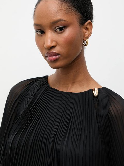 Answear.LAB bluzka damska kolor czarny z aplikacją