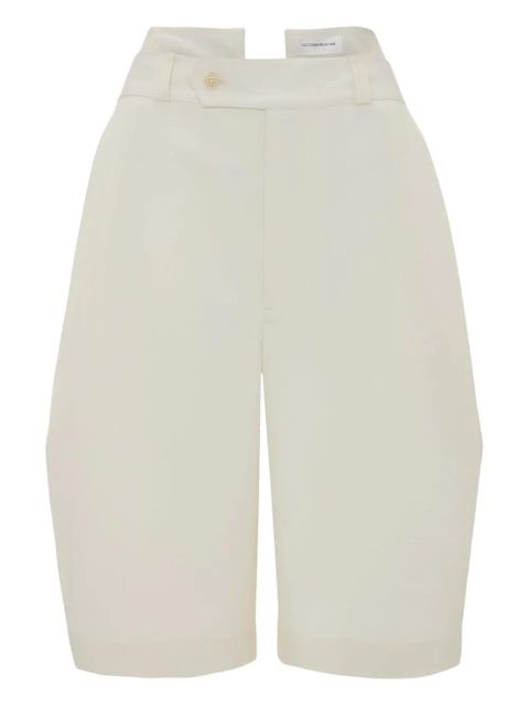 Victoria Beckham tab-detail knee-length shorts - Neutrals - zdjęcie produktu nr 1