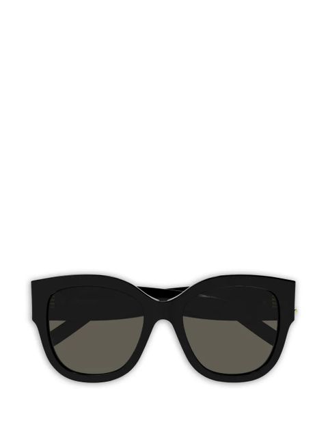 Saint Laurent Eyewear oversized-frame sunglasses - Black - zdjęcie produktu nr 1