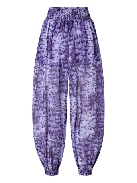 PINKO print gathered trousers - Purple - zdjęcie produktu nr 2