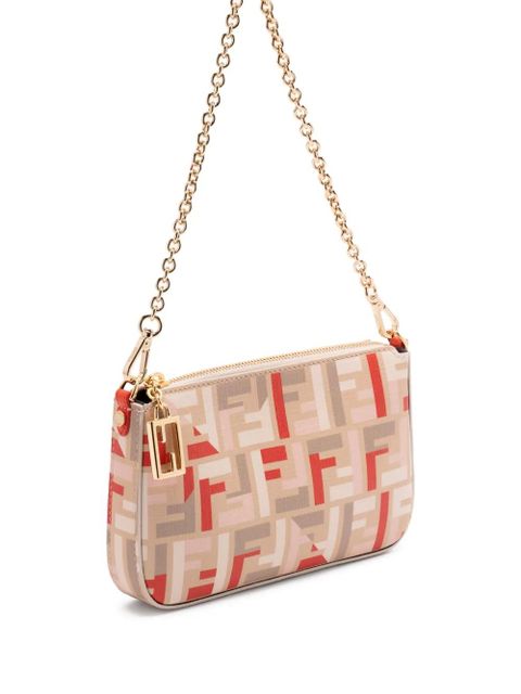 FENDI FF-motif shoulder bag - Neutrals