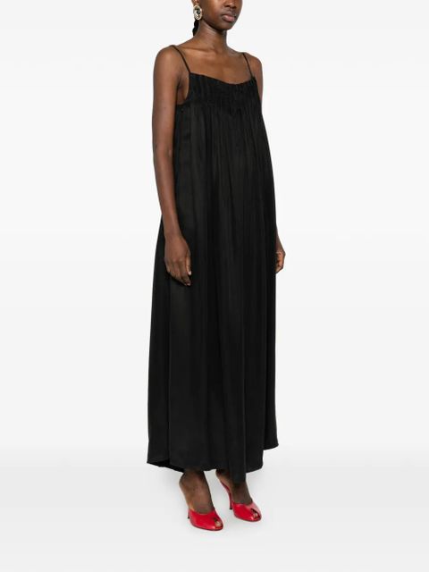 Eleh gathered-detail maxi dress - Black
