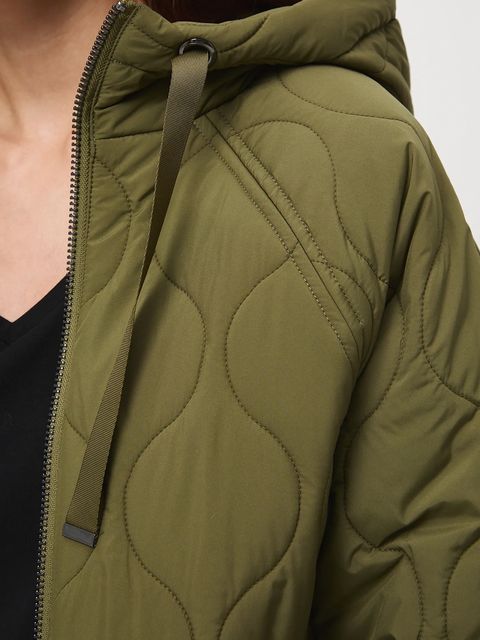 Medicine kurtka damska kolor zielony przejściowa oversize