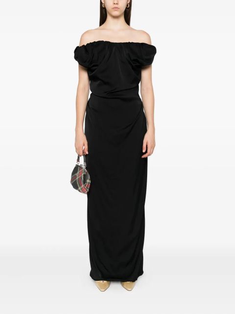 Vivienne Westwood Ginnie Amber off-shoulder maxi dress - Black - zdjęcie produktu nr 2