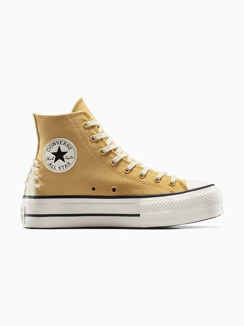 Converse trampki Chuck Taylor All Star Lift kolor żółty A12551C - zdjęcie produktu nr 1