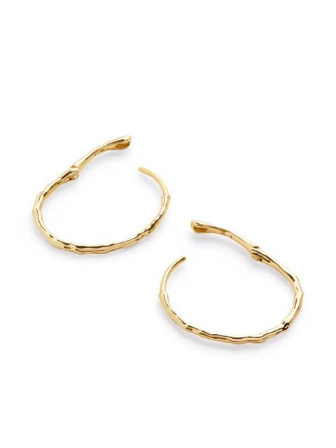Monica Vinader 14kt yellow gold Medium Siren Muse earrings