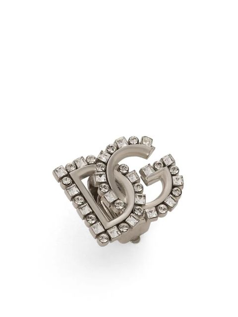 Dolce & Gabbana DG logo earrings - Silver