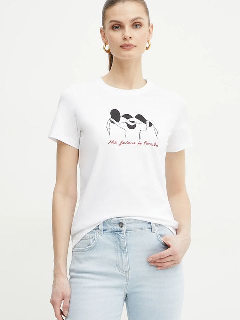 Marella t-shirt bawełniany CAUCASO - zdjęcie produktu nr 2